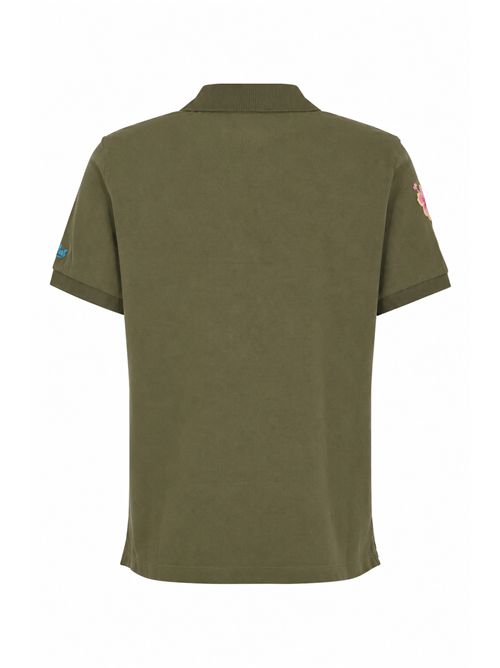 Polo Charles in cotone con ricamo Surfer Mc2 Saint Barth | CHS000108480L